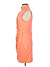 Black Halo Solid Orange Cocktail Dress Size 8 - photo 4
