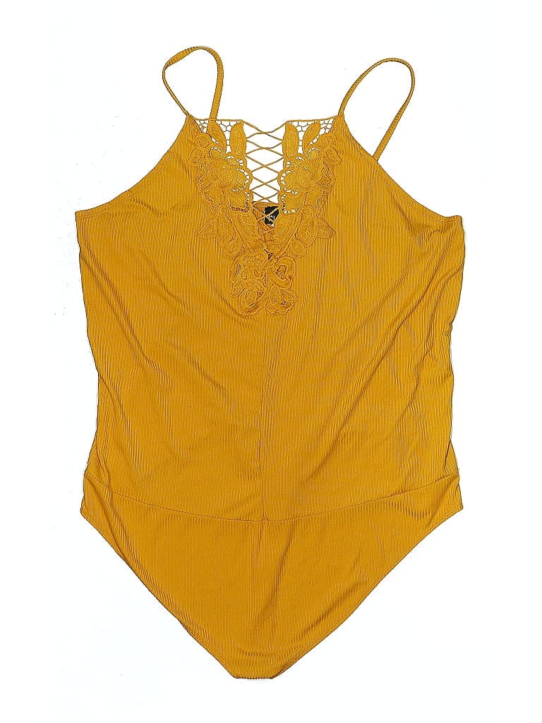 Pre-owned Assorted Brands Bodysuit In Orange