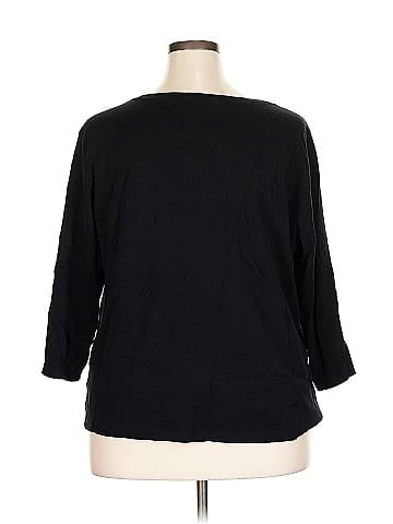 Karen Scott Long Sleeve Henley (view 2)