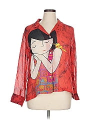 Chico's Design 3/4 Sleeve Silk Top