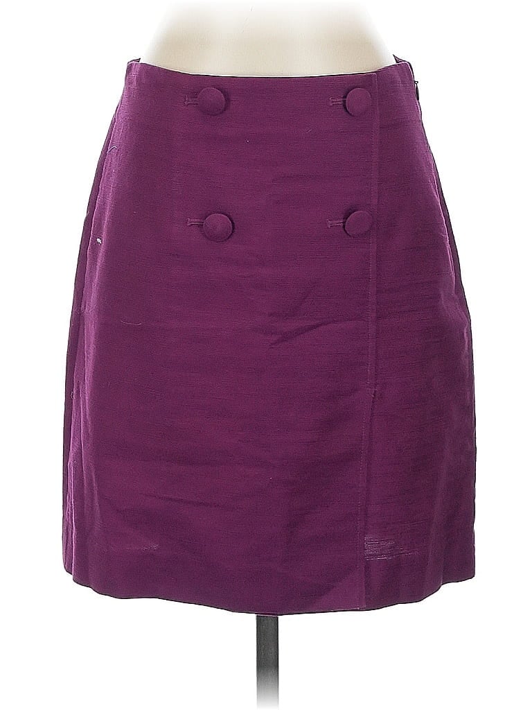 Pre-owned Ann Taylor Loft Outlet Formal Skirt In Purple