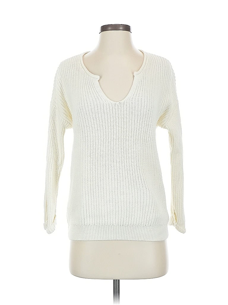 Pre-owned Gap Pullover Sweater In White