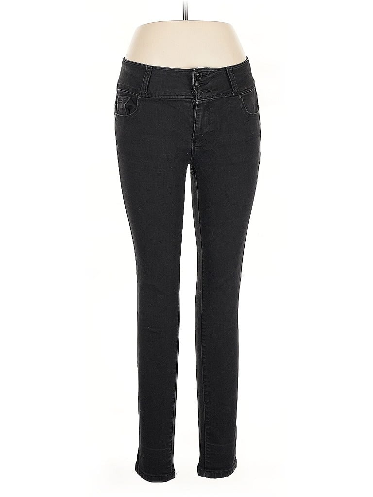 Pre-owned Wax Jean Jeggings In Black