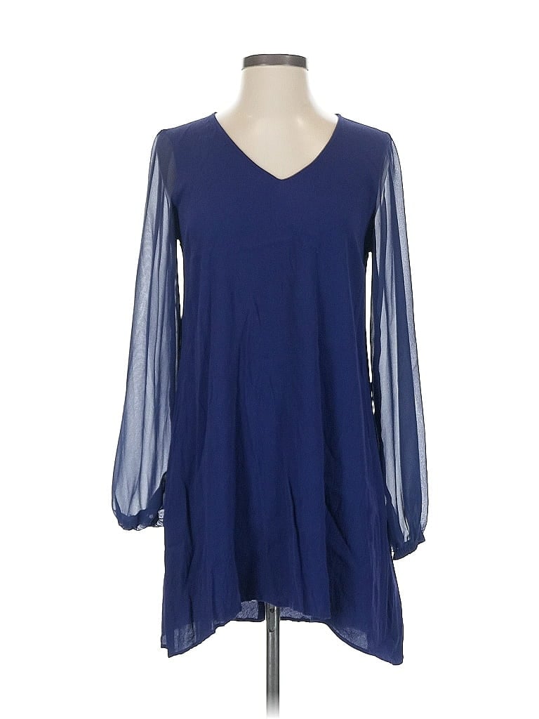 Pre-owned Express Outlet Casual Dress In Purple