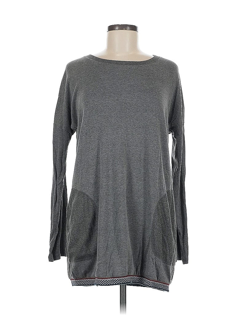 Pre-owned Hem & Thread Pullover Sweater In Gray