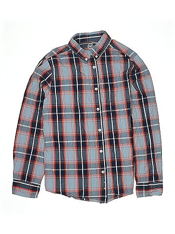 Wonder Nation Long Sleeve Button-Down Shirt (view 1)