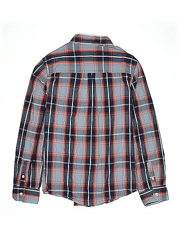 Wonder Nation Long Sleeve Button-Down Shirt (view 2)
