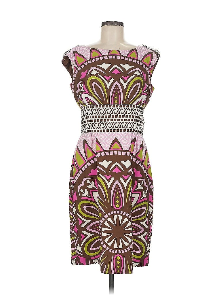 Pre-owned Nicole By Nicole Miller Cocktail Dress In Brown