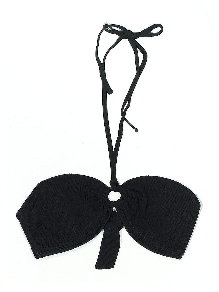ADORE ME Pre-owned Swimsuit Top Black Swimwear