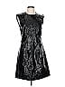 Beaufille Metallic Black Cocktail Dress Size 12 - photo 1