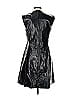 Beaufille Metallic Black Cocktail Dress Size 12 - photo 2