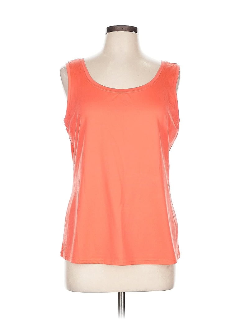 Pre-owned Peter Nygard Sleeveless T-shirt In Orange