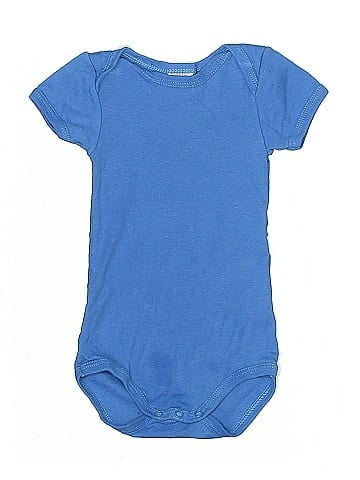 Petit Bateau Short Sleeve Onesie (view 1)