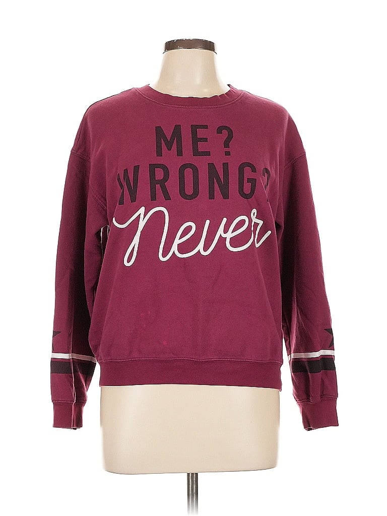 Click to view more detailed imagery on our partner's website Pre-owned Wound Up Sweatshirt In Burgundy