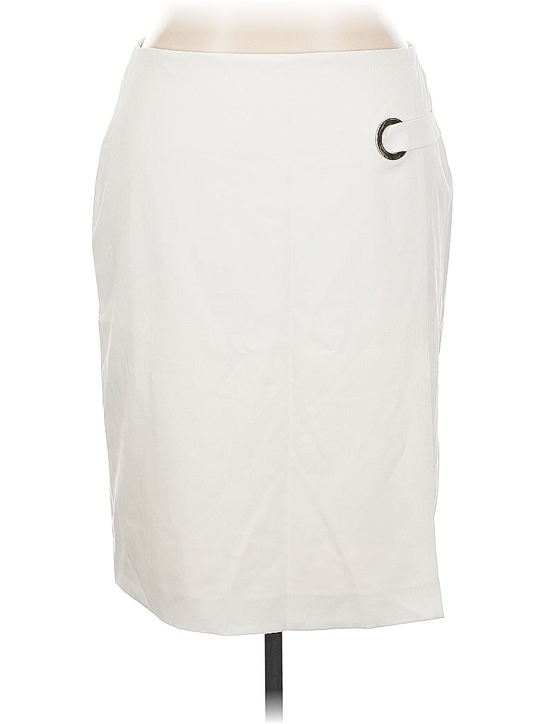Pre-owned Calvin Klein Casual Skirt In White