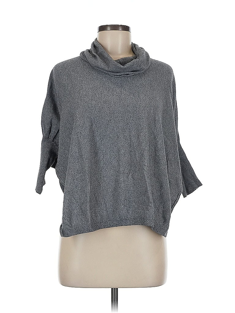 Pre-owned Fever Turtleneck Sweater In Gray