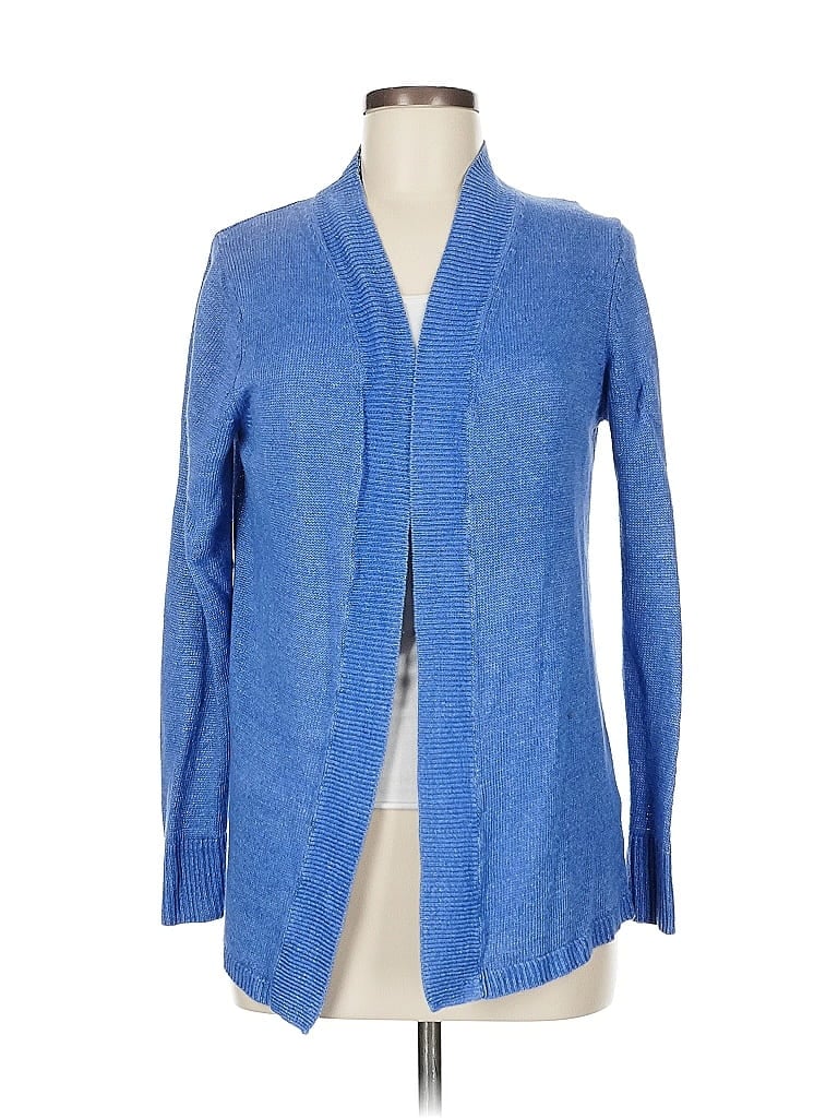 Pre-owned Talbots Cardigan Sweater In Blue