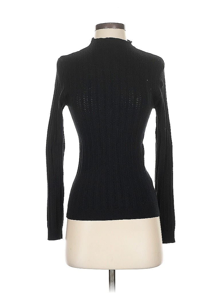 Pre-owned T Tahari Turtleneck Sweater In Black