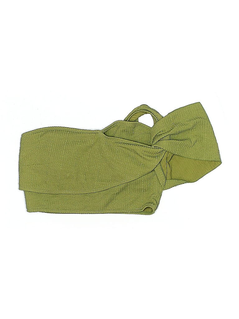 Pre-owned Zaful Swimsuit Top Green Swimwear