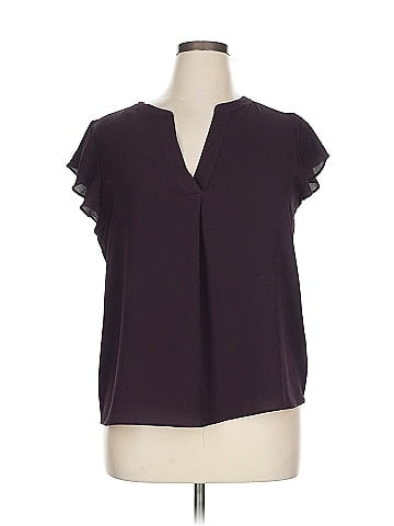 Calvin Klein Short Sleeve Blouse (view 1)