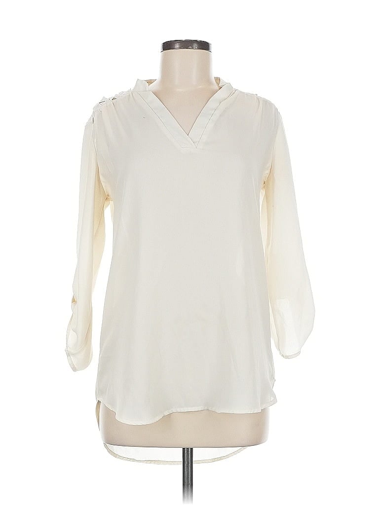 RUE21 Pre-owned 3/4 Sleeve T-shirt In White