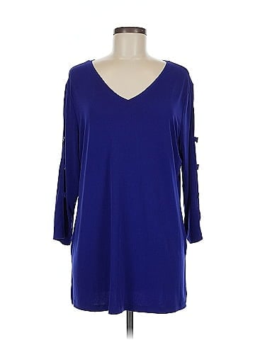 Susan Graver 3/4 Sleeve Top (view 1)