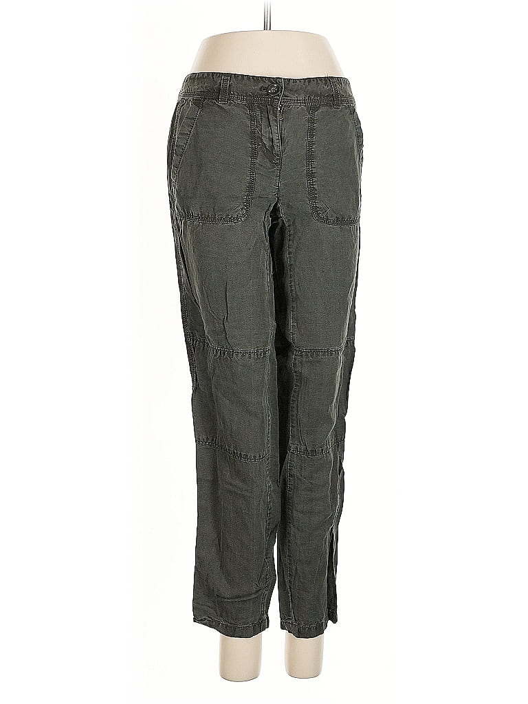 Pre-owned Ann Taylor Loft Cargo Pants In Gray