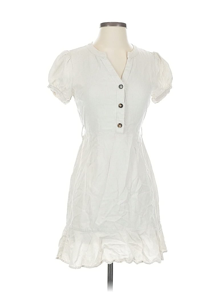 MONTEAU Pre-owned Casual Dress In White