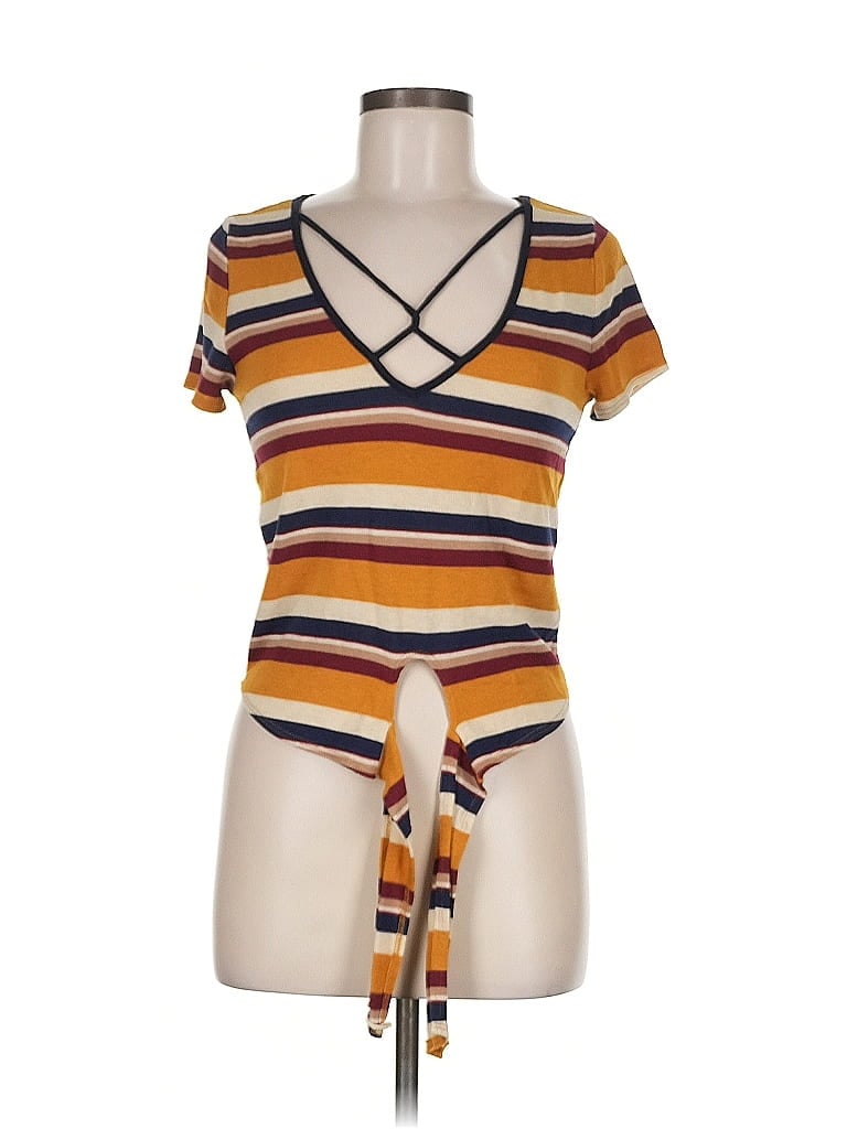 Pre-owned Gaze Bodysuit In Yellow