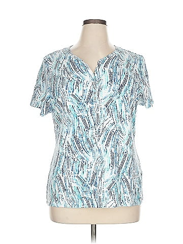 Karen Scott Short Sleeve Blouse (view 1)