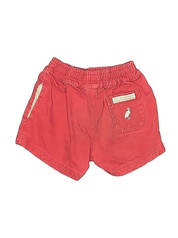 The Beaufort Bonnet Company 100% Cotton Solid Red Shorts Size 2T