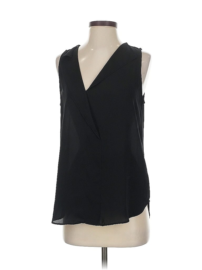 Pre-owned Banana Republic Sleeveless Blouse In Black