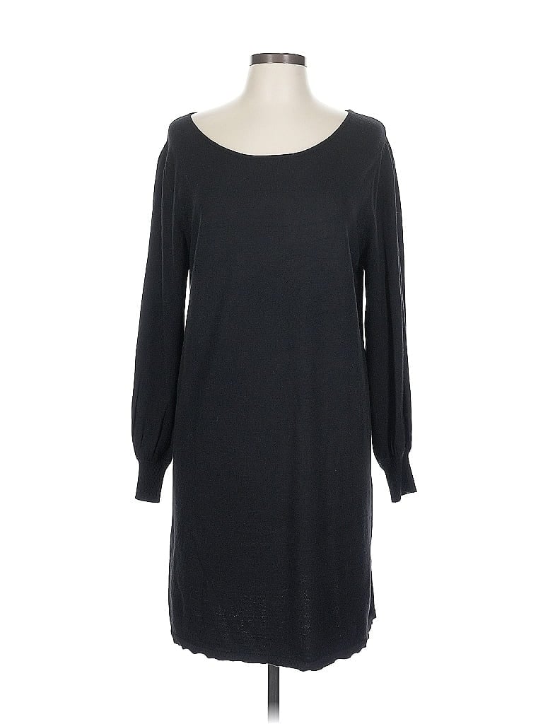 Max Studio 3/4 Sleeve T-shirt In Black