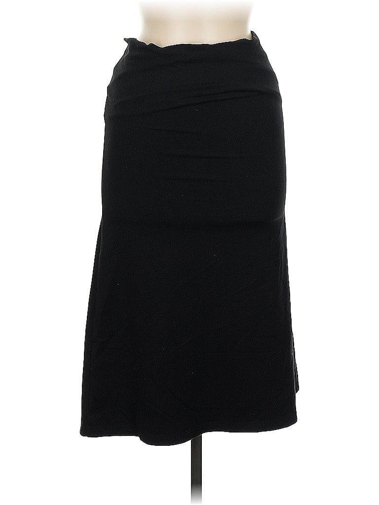 Susana Monaco Solid Black Casual Skirt Size M - photo 1