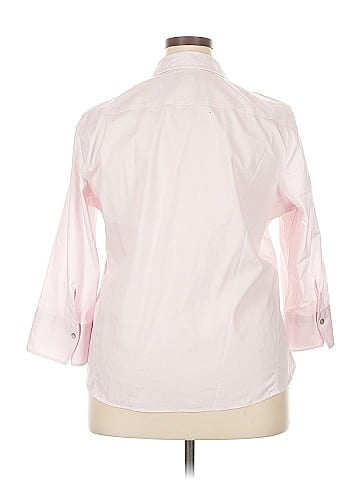 Foxcroft 3/4 Sleeve Button-Down Shirt (view 2)
