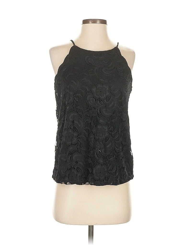 Pre-owned Fortune + Ivy Sleeveless Blouse In Black