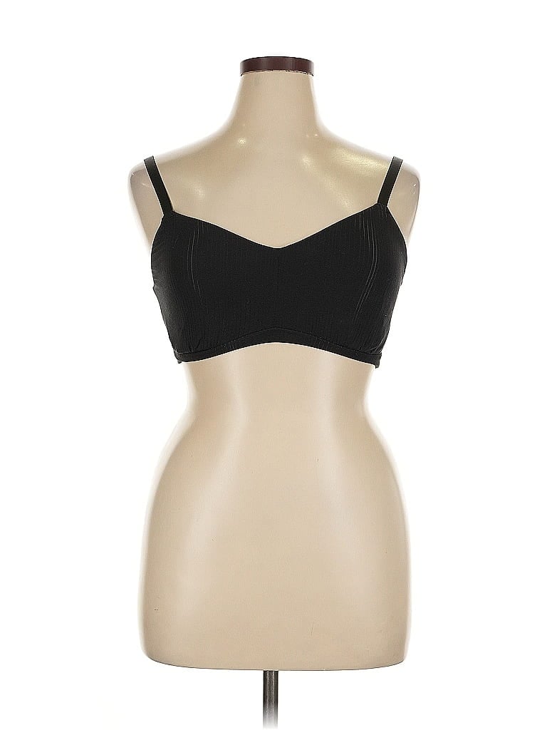 Pre-owned Aerie Sports Bra In Black