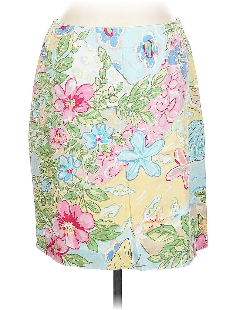 Pre-owned Talbots Casual Skirt In Yellow