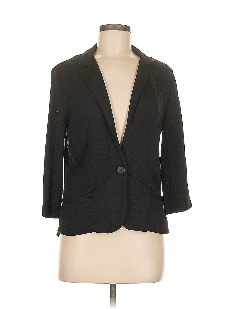 Pre-owned Market & Spruce Blazer Jacket In Black