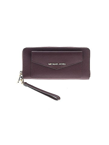 MICHAEL Michael Kors Leather Wristlet (view 1)