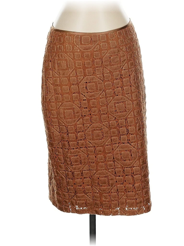 Pre-owned Etcetera Formal Skirt In Brown