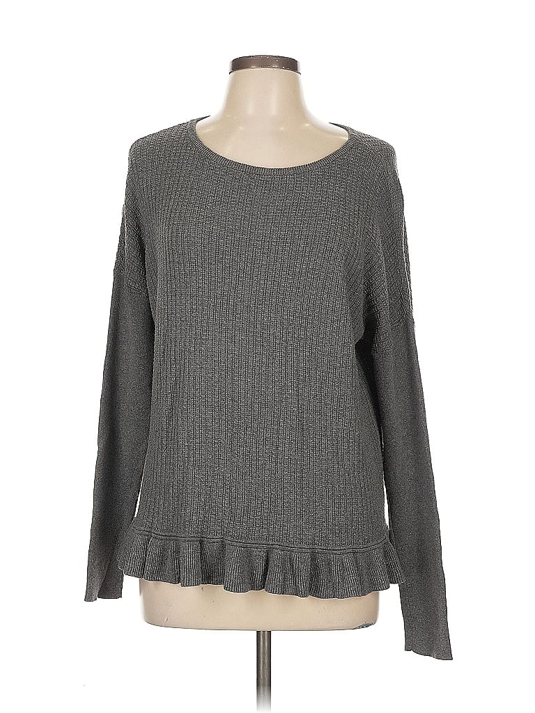 Pre-owned Lilla P Pullover Sweater In Gray