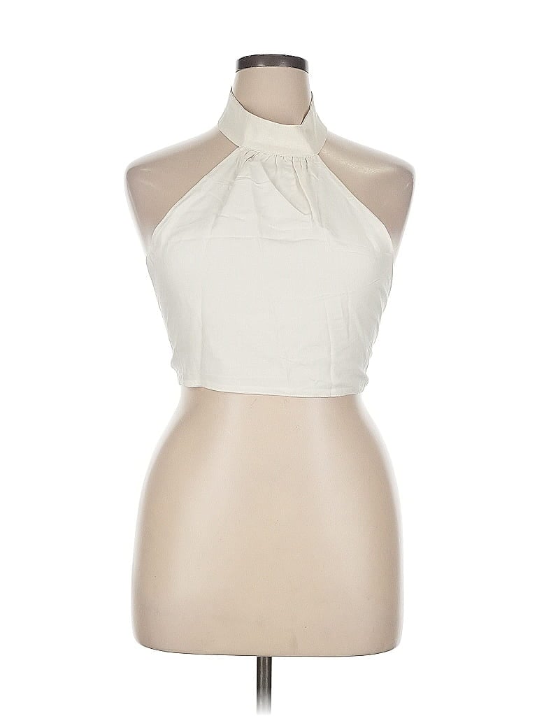 Weworewhat Sleeveless Blouse In White
