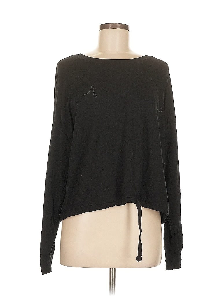 Pre-owned Bobi Long Sleeve T-shirt In Black