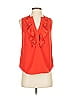 J.Crew Orange Sleeveless Blouse Size XXS - photo 1