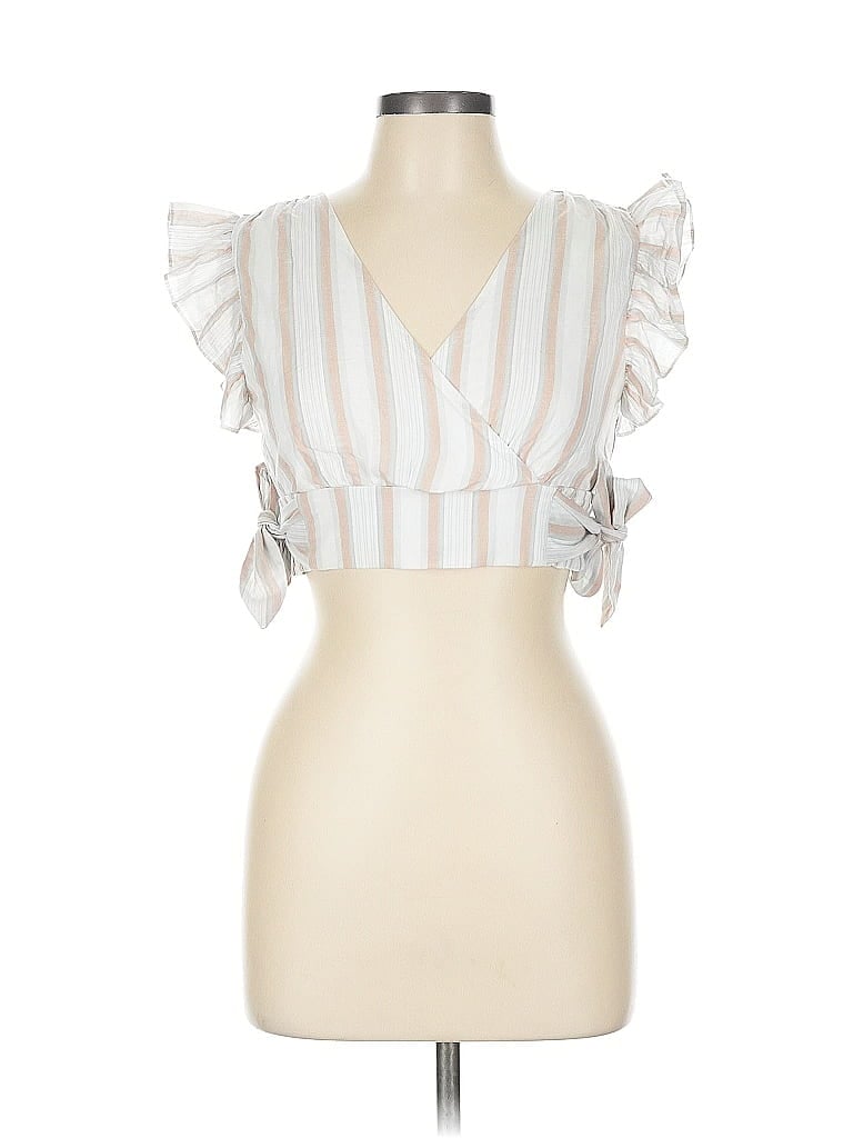 Click to view more detailed imagery on our partner's website Pre-owned Storia Sleeveless Blouse In White