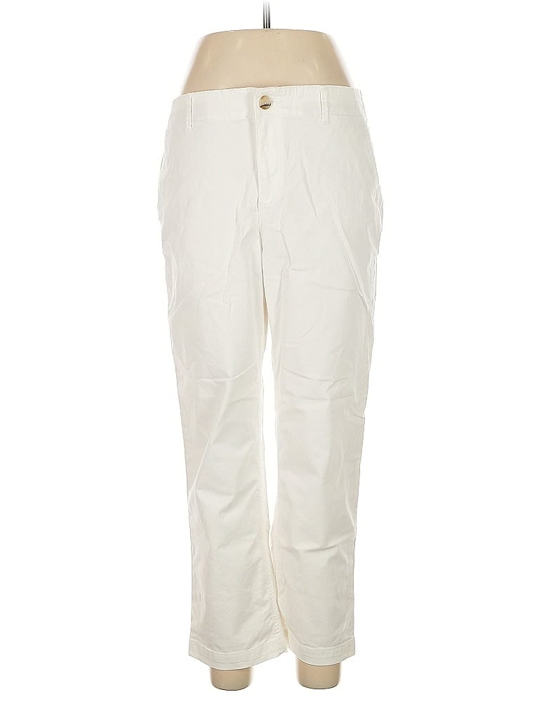 Pre-owned Ann Taylor Loft Casual Pants In White