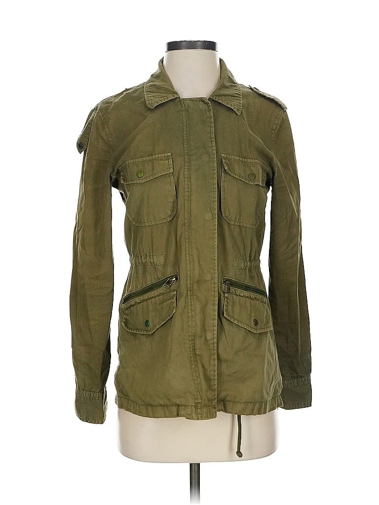 Pre-owned Lily Aldridge For Velvet Jacket In Green