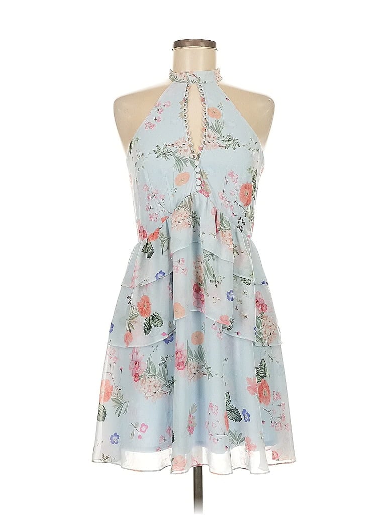 Pre-owned Express Cocktail Dress In Blue