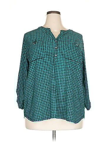 NY Collection 3/4 Sleeve Blouse (view 1)